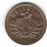 2 Rappen 1931 - unz.